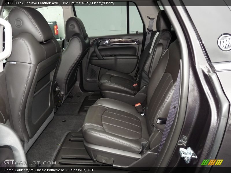 Iridium Metallic / Ebony/Ebony 2017 Buick Enclave Leather AWD