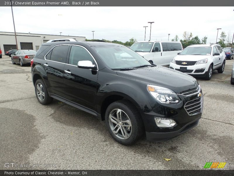 Black / Jet Black 2017 Chevrolet Equinox Premier AWD