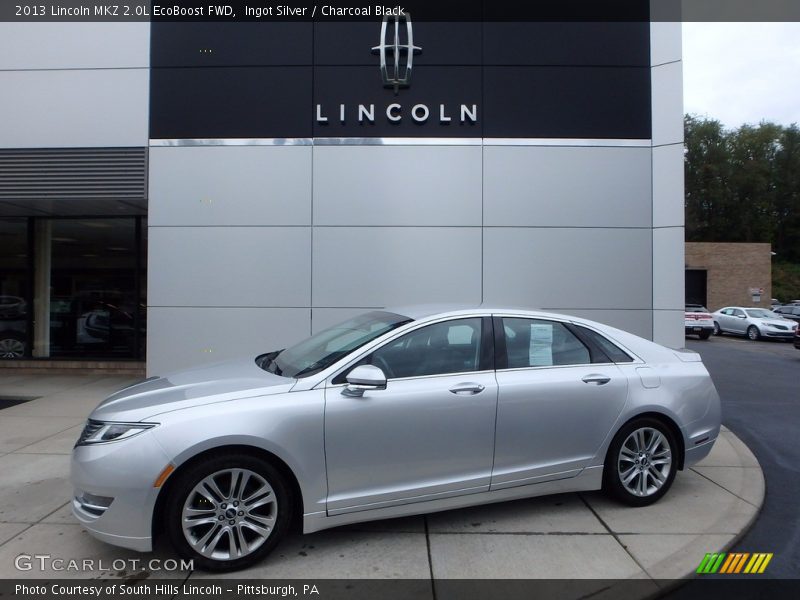 Ingot Silver / Charcoal Black 2013 Lincoln MKZ 2.0L EcoBoost FWD