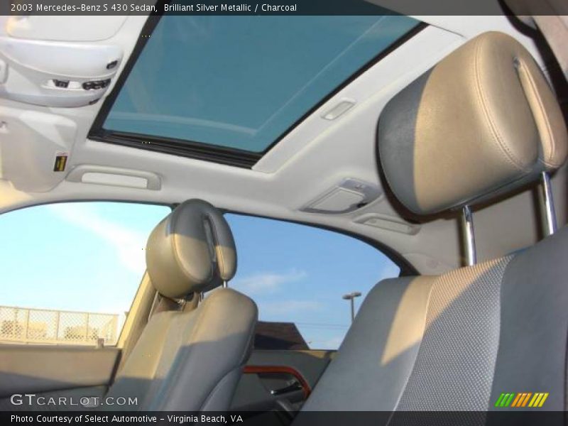 Brilliant Silver Metallic / Charcoal 2003 Mercedes-Benz S 430 Sedan