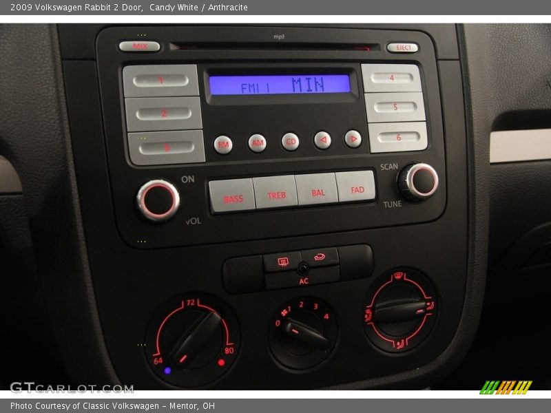 Candy White / Anthracite 2009 Volkswagen Rabbit 2 Door