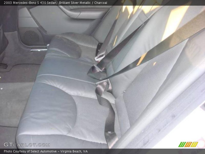 Brilliant Silver Metallic / Charcoal 2003 Mercedes-Benz S 430 Sedan