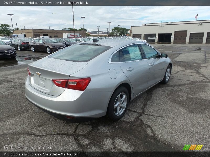 Silver Ice Metallic / Jet Black 2017 Chevrolet Malibu LS