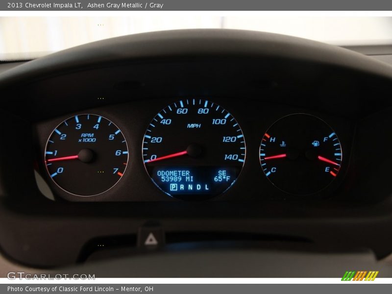 Ashen Gray Metallic / Gray 2013 Chevrolet Impala LT