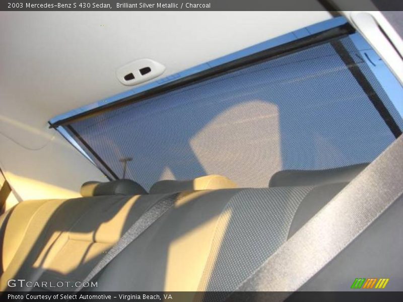 Brilliant Silver Metallic / Charcoal 2003 Mercedes-Benz S 430 Sedan