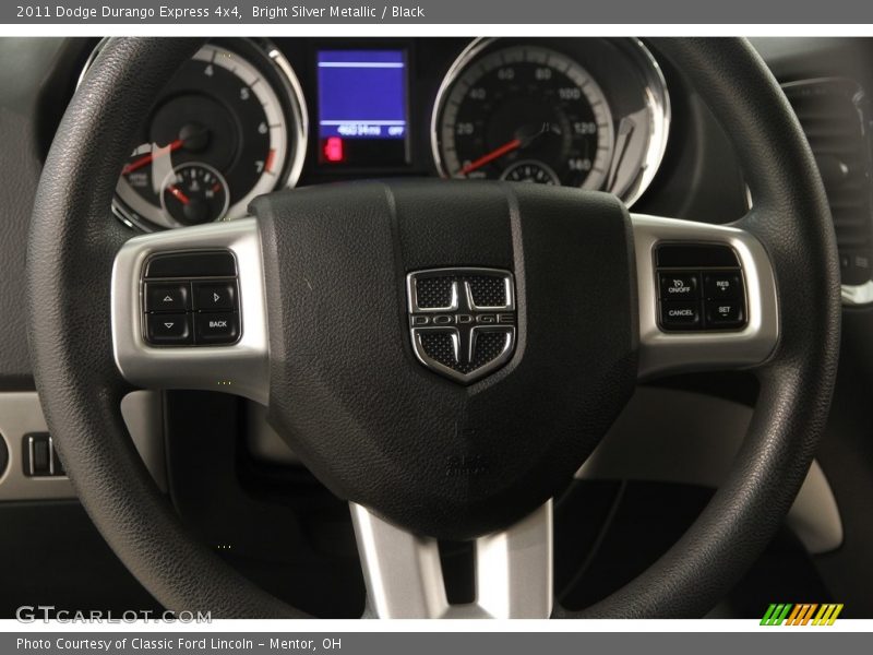 Bright Silver Metallic / Black 2011 Dodge Durango Express 4x4