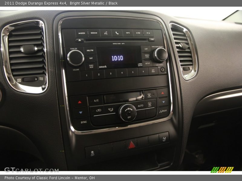 Bright Silver Metallic / Black 2011 Dodge Durango Express 4x4