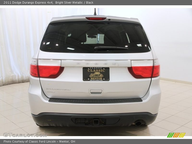 Bright Silver Metallic / Black 2011 Dodge Durango Express 4x4