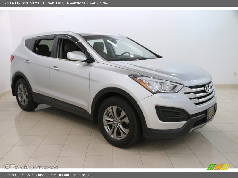 Moonstone Silver / Gray 2014 Hyundai Santa Fe Sport FWD