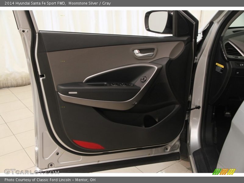 Moonstone Silver / Gray 2014 Hyundai Santa Fe Sport FWD