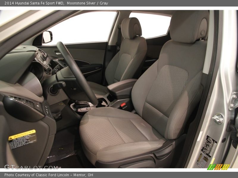Moonstone Silver / Gray 2014 Hyundai Santa Fe Sport FWD