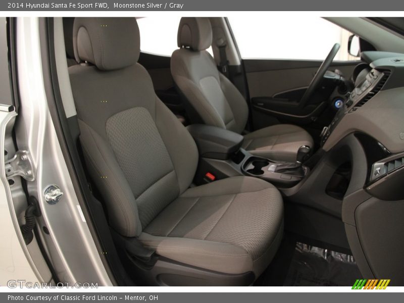 Moonstone Silver / Gray 2014 Hyundai Santa Fe Sport FWD