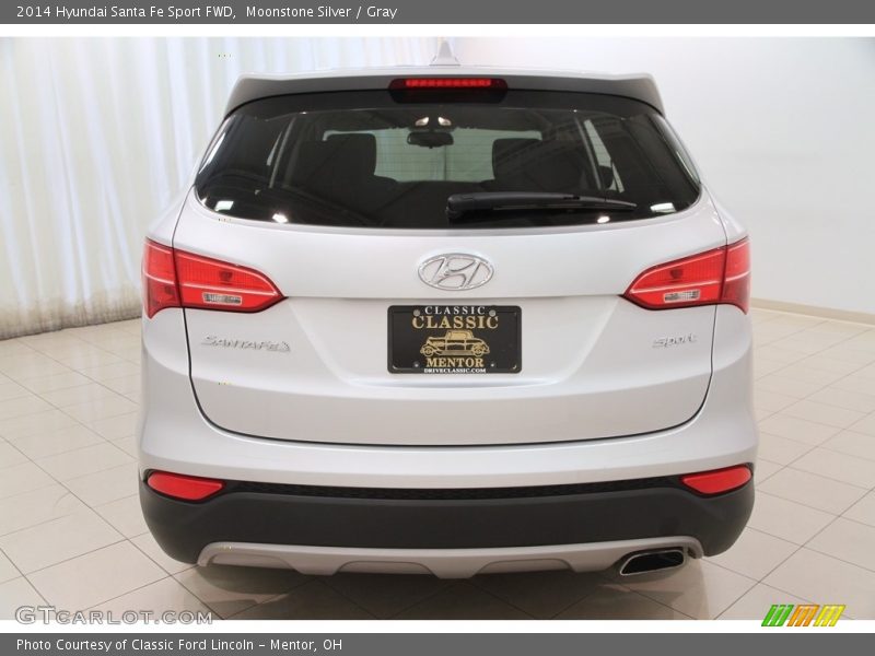 Moonstone Silver / Gray 2014 Hyundai Santa Fe Sport FWD