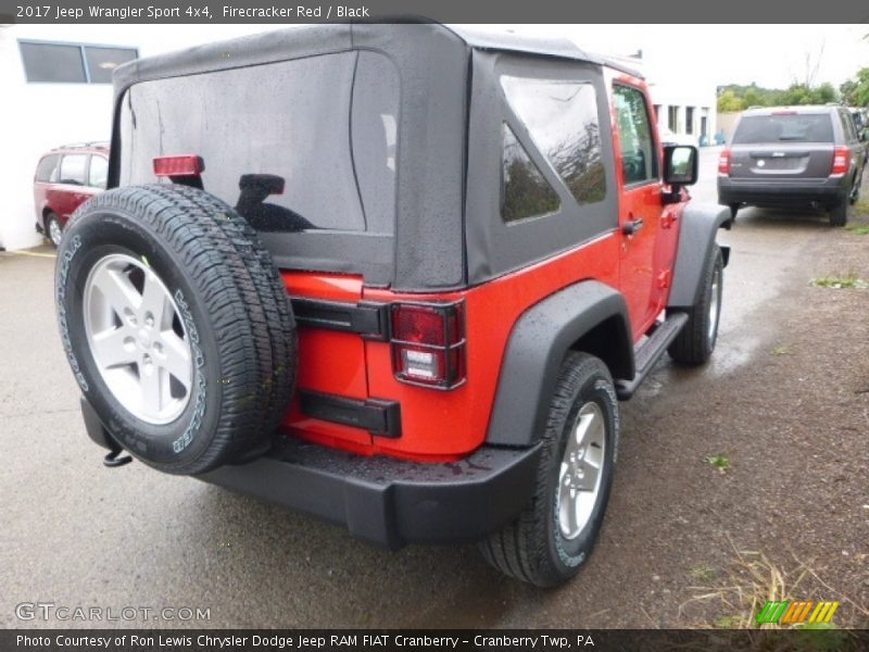 Firecracker Red / Black 2017 Jeep Wrangler Sport 4x4