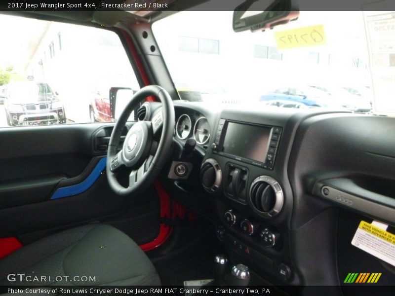Firecracker Red / Black 2017 Jeep Wrangler Sport 4x4