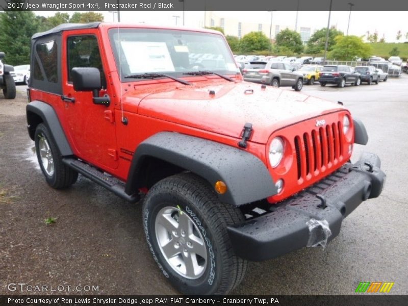 Front 3/4 View of 2017 Wrangler Sport 4x4