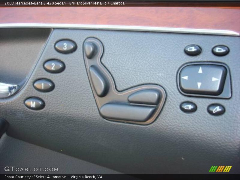 Brilliant Silver Metallic / Charcoal 2003 Mercedes-Benz S 430 Sedan