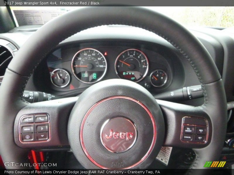 Firecracker Red / Black 2017 Jeep Wrangler Sport 4x4