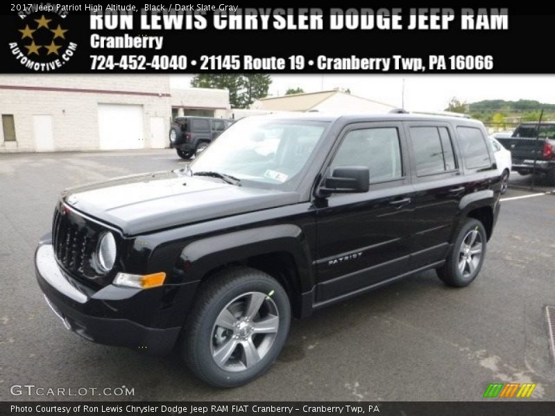 Black / Dark Slate Gray 2017 Jeep Patriot High Altitude