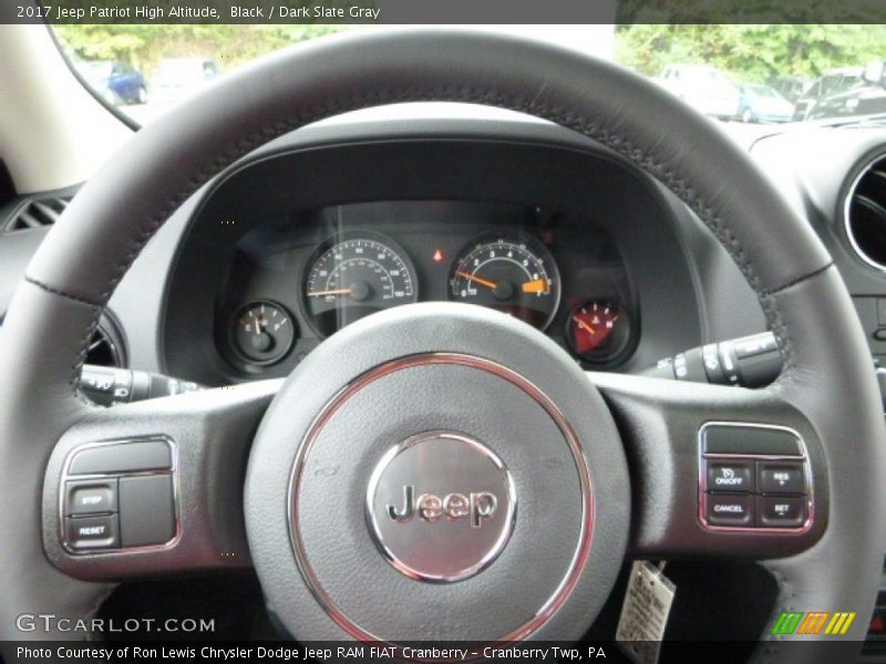 Black / Dark Slate Gray 2017 Jeep Patriot High Altitude