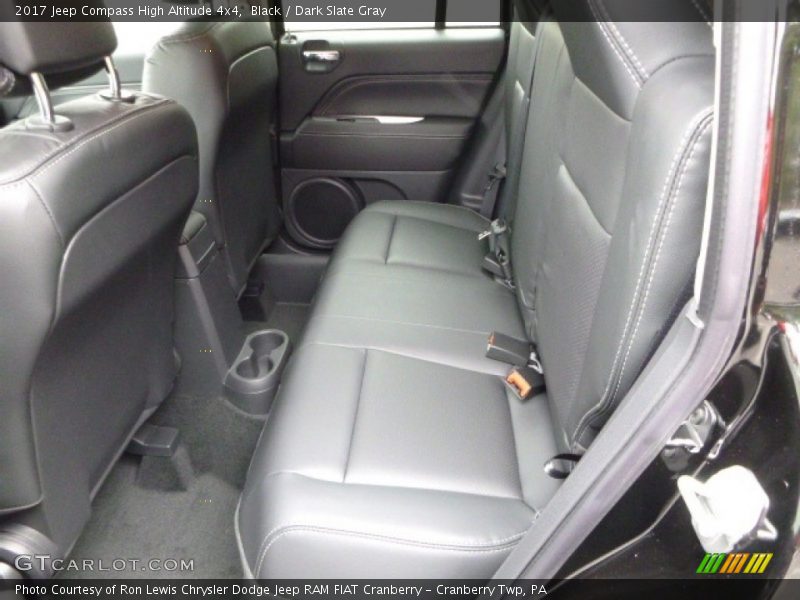 Rear Seat of 2017 Compass High Altitude 4x4