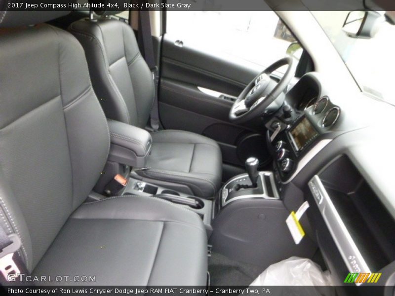 Front Seat of 2017 Compass High Altitude 4x4