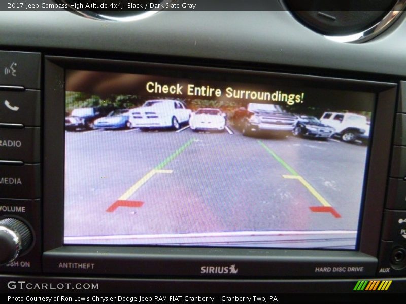 Navigation of 2017 Compass High Altitude 4x4