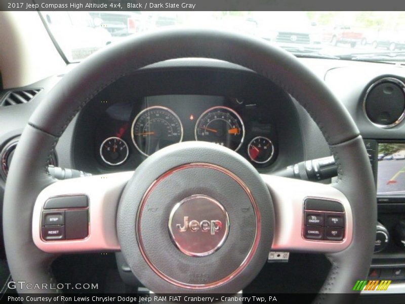 Black / Dark Slate Gray 2017 Jeep Compass High Altitude 4x4