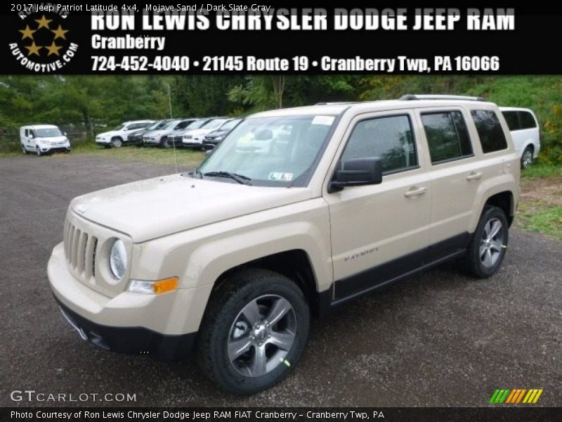 Mojave Sand / Dark Slate Gray 2017 Jeep Patriot Latitude 4x4