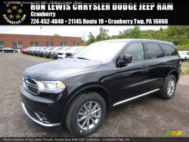 DB Black Crystal / Black 2017 Dodge Durango SXT AWD