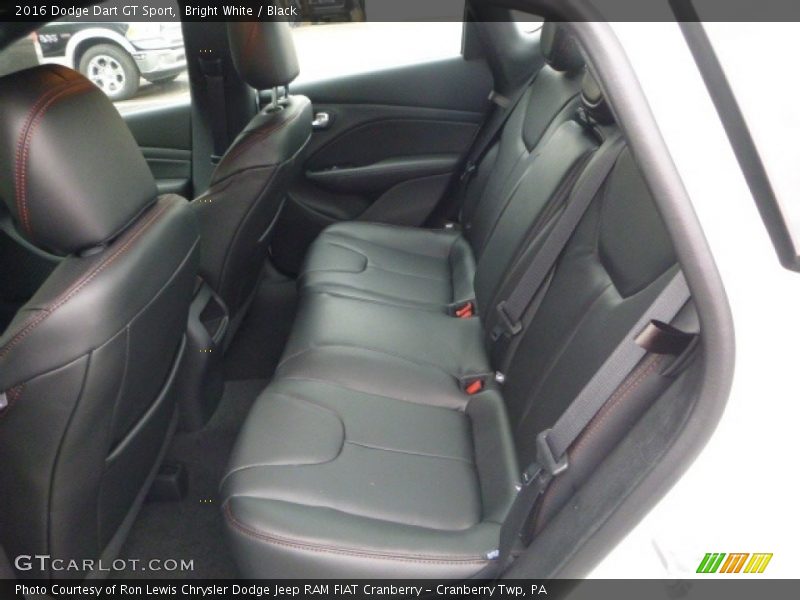 Bright White / Black 2016 Dodge Dart GT Sport