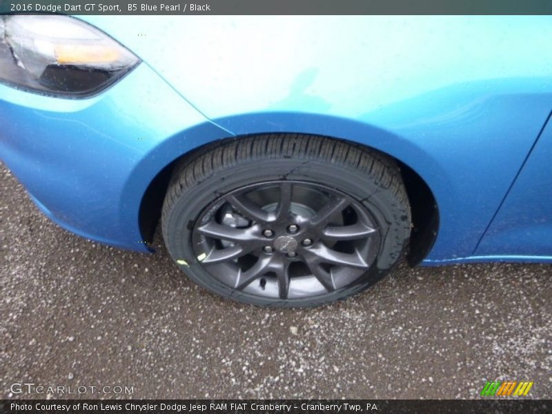 B5 Blue Pearl / Black 2016 Dodge Dart GT Sport
