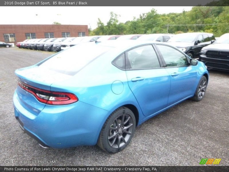 B5 Blue Pearl / Black 2016 Dodge Dart GT Sport