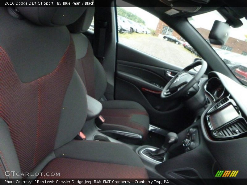 B5 Blue Pearl / Black 2016 Dodge Dart GT Sport