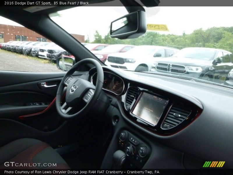 B5 Blue Pearl / Black 2016 Dodge Dart GT Sport