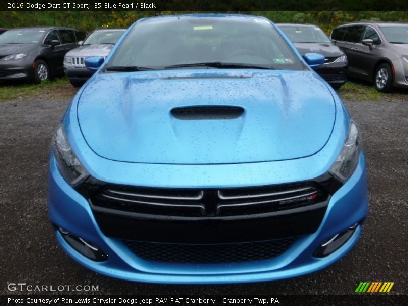 B5 Blue Pearl / Black 2016 Dodge Dart GT Sport