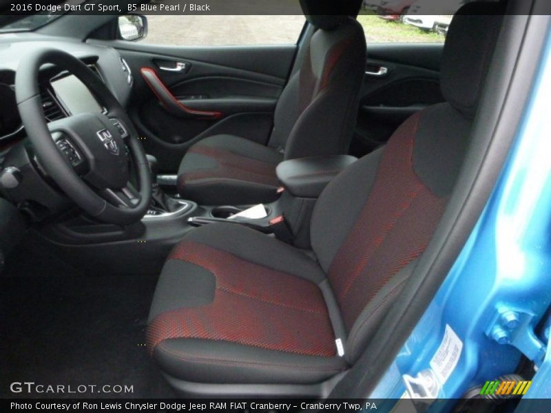 B5 Blue Pearl / Black 2016 Dodge Dart GT Sport