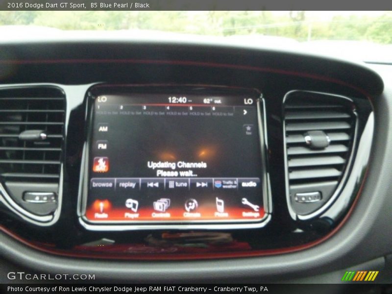 B5 Blue Pearl / Black 2016 Dodge Dart GT Sport