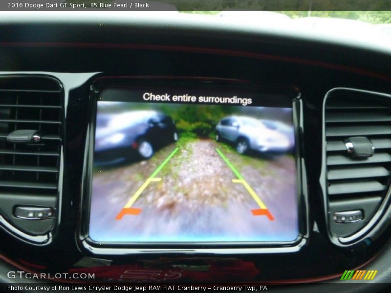 B5 Blue Pearl / Black 2016 Dodge Dart GT Sport