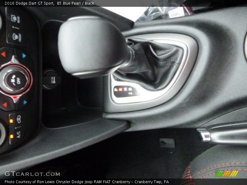 B5 Blue Pearl / Black 2016 Dodge Dart GT Sport