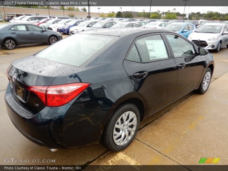 Galactic Aqua Mica / Ash Gray 2017 Toyota Corolla LE