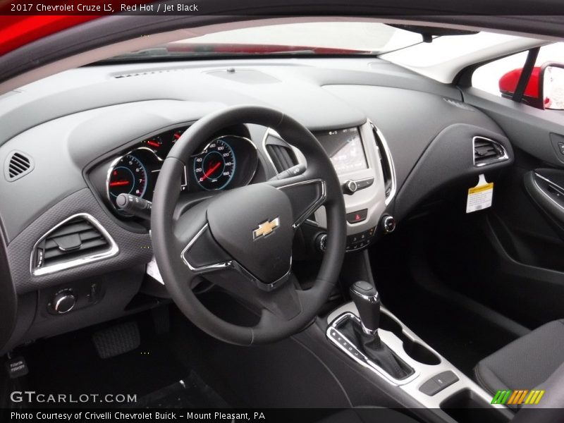 Red Hot / Jet Black 2017 Chevrolet Cruze LS