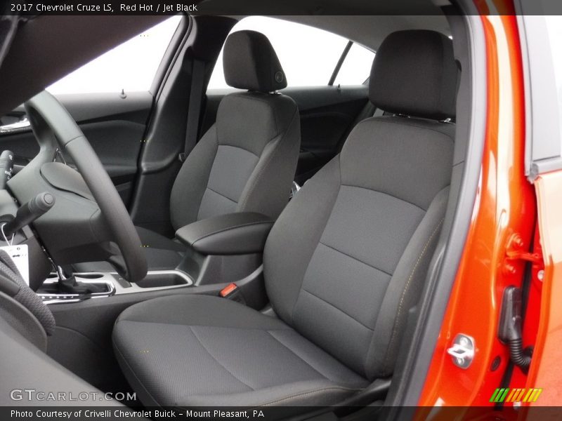 Red Hot / Jet Black 2017 Chevrolet Cruze LS
