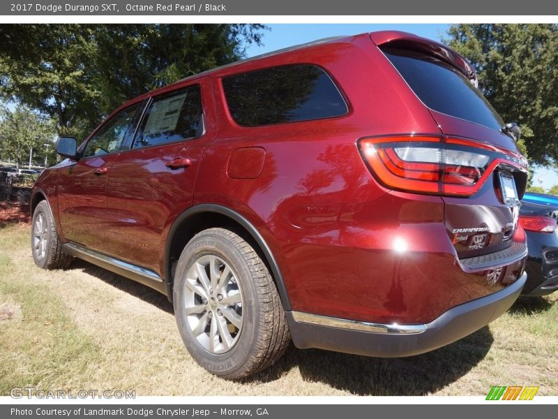 Octane Red Pearl / Black 2017 Dodge Durango SXT
