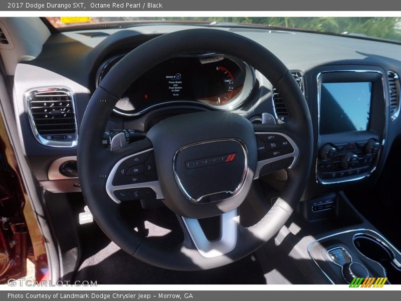 Octane Red Pearl / Black 2017 Dodge Durango SXT