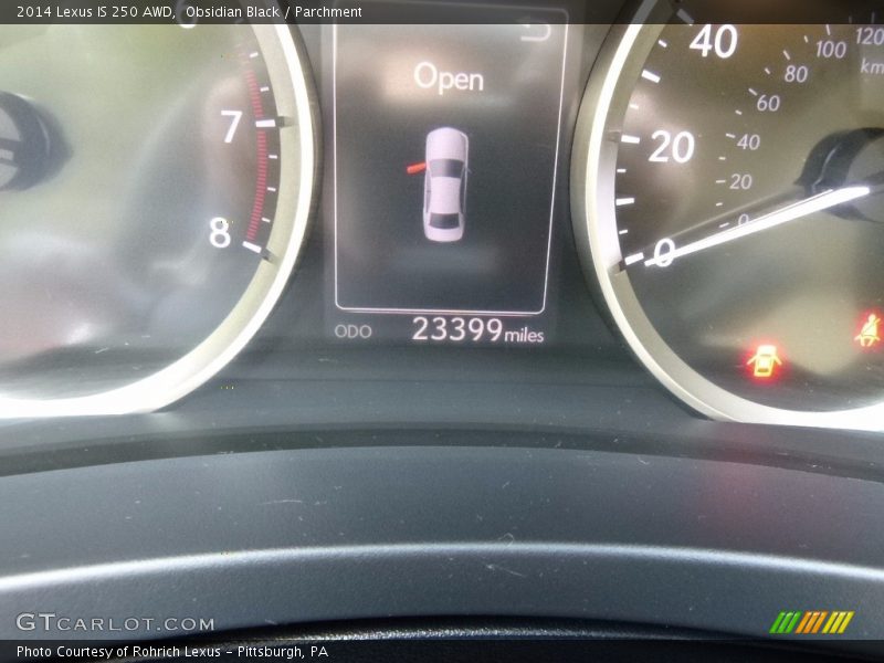 Obsidian Black / Parchment 2014 Lexus IS 250 AWD