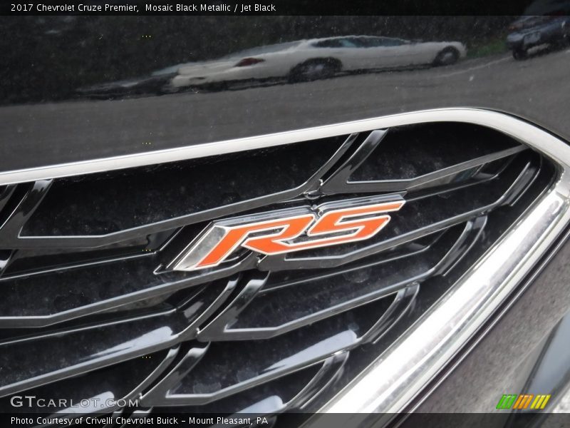 Mosaic Black Metallic / Jet Black 2017 Chevrolet Cruze Premier