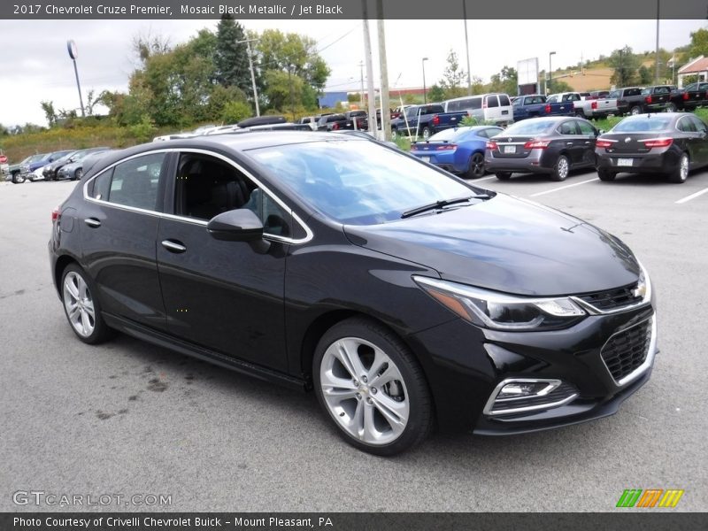 Mosaic Black Metallic / Jet Black 2017 Chevrolet Cruze Premier