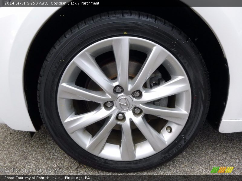 Obsidian Black / Parchment 2014 Lexus IS 250 AWD