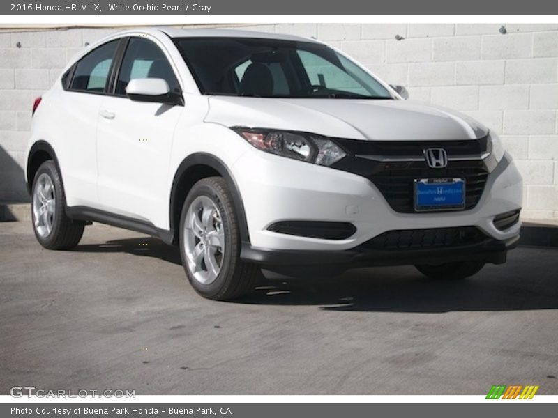 White Orchid Pearl / Gray 2016 Honda HR-V LX